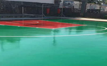 东营篮球场翻新地面